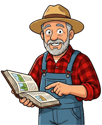 Hank reading the open handbook